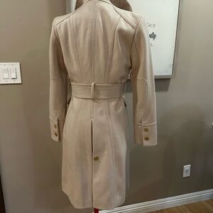 Kenneth Cole New York Cream Trench Coat
